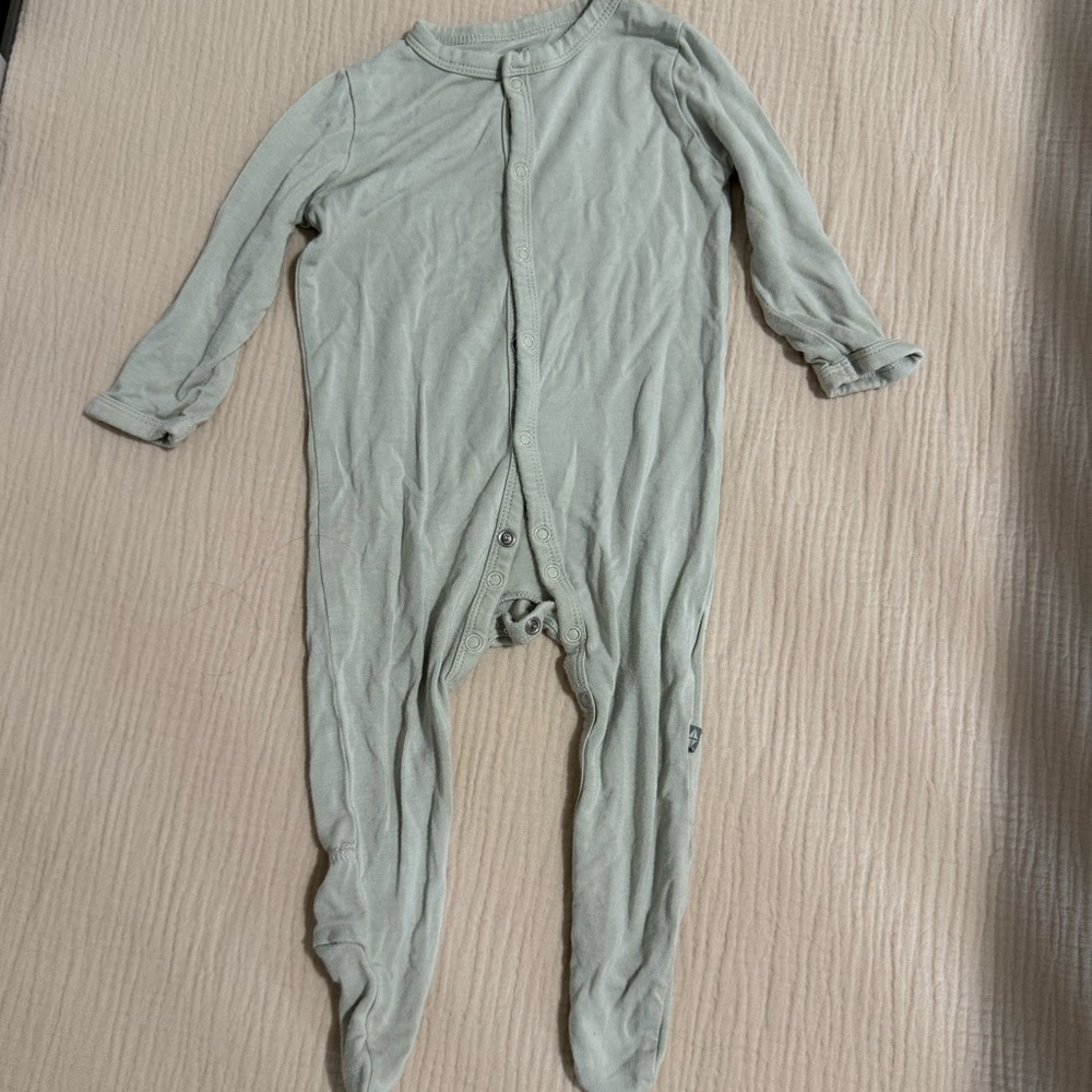 Kyte BABY Aloe Snap Footie - Size 3-6 months